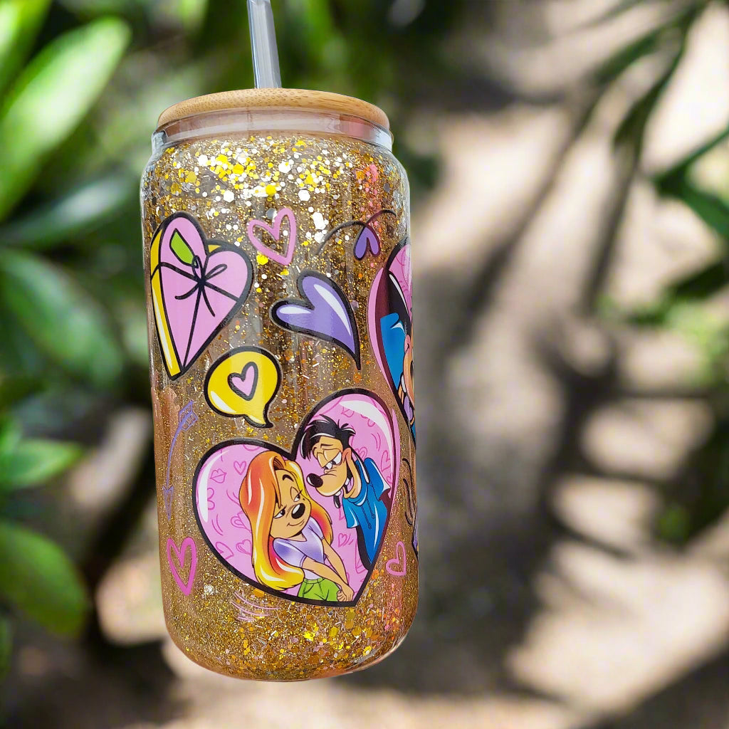 Goofy snow globe Tumbler 12oz