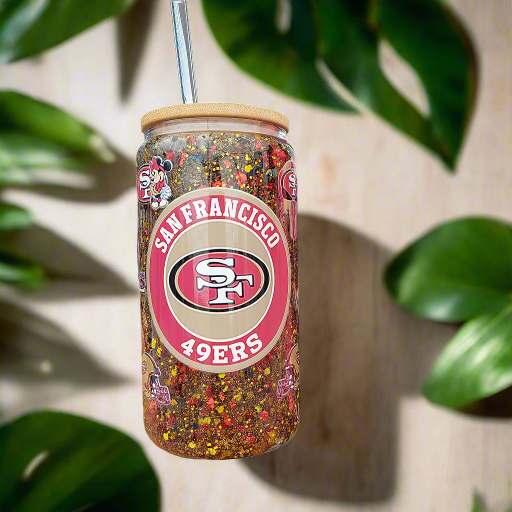 Football snow globe Tumbler 12oz