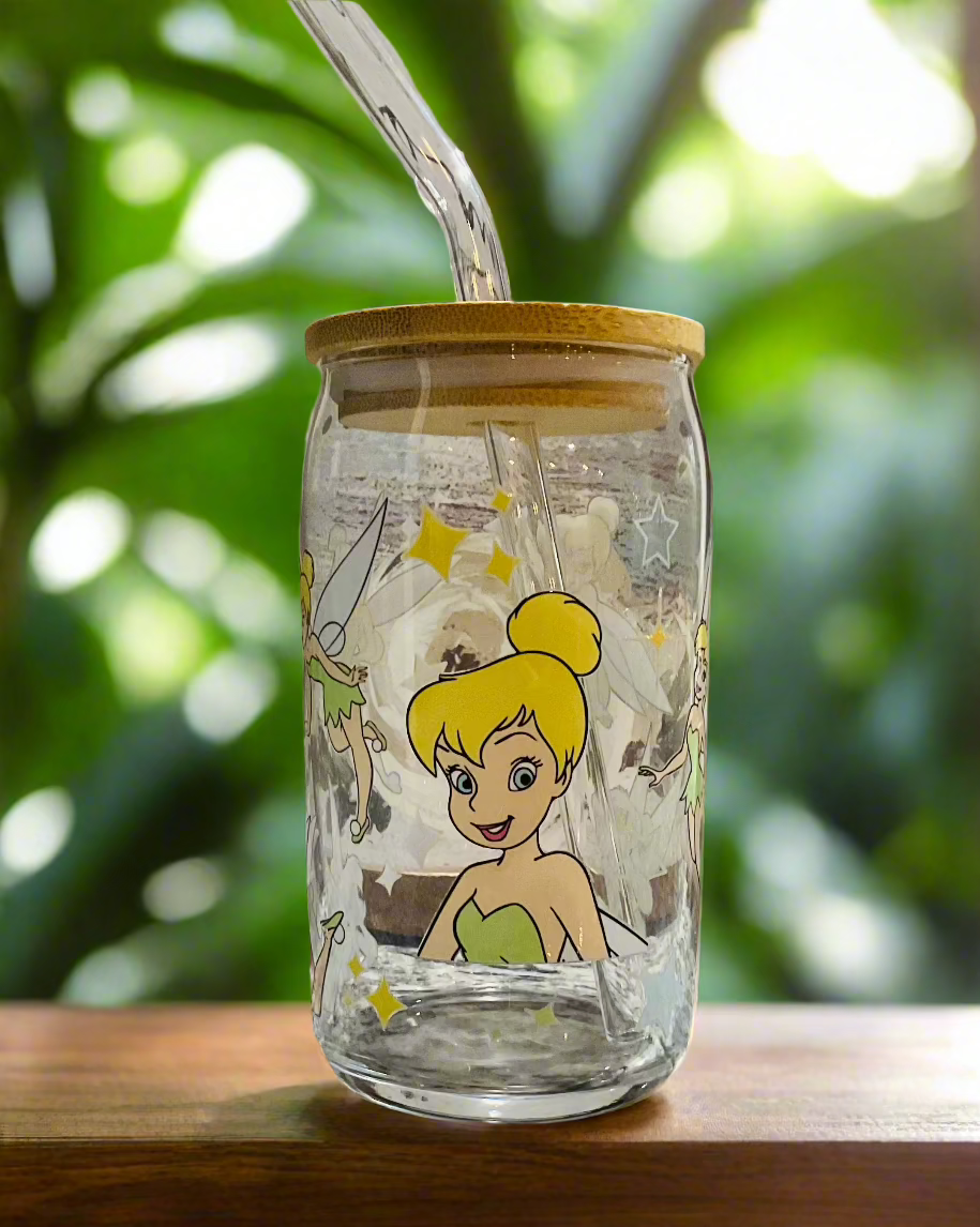 Fairy glass tumbler