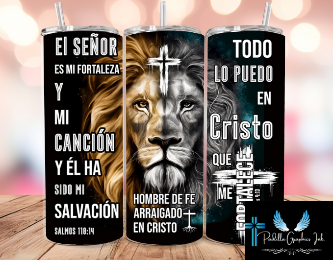 Todo lo puedo en Christo 20oz tumbler