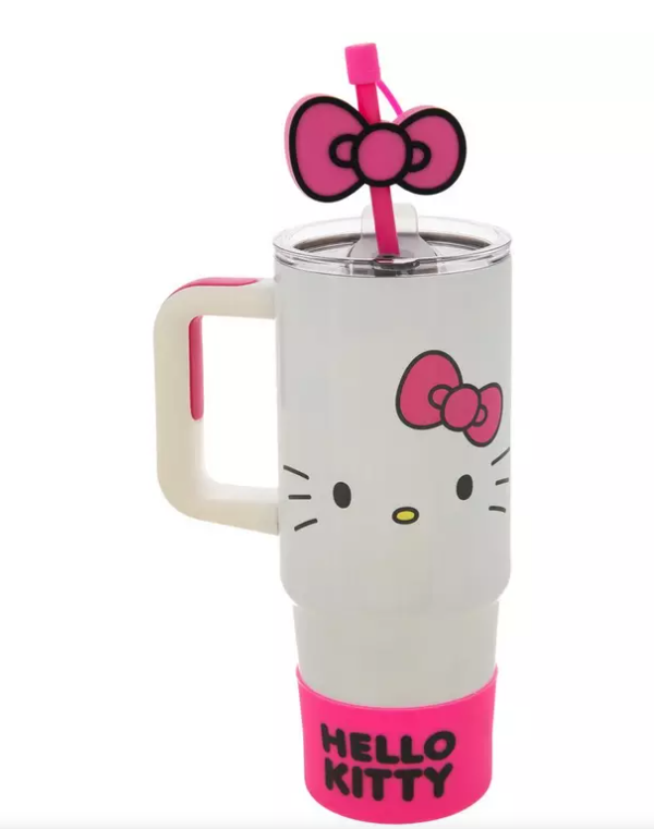 Hello Kitty Tumbler With Straw & Grippy Base