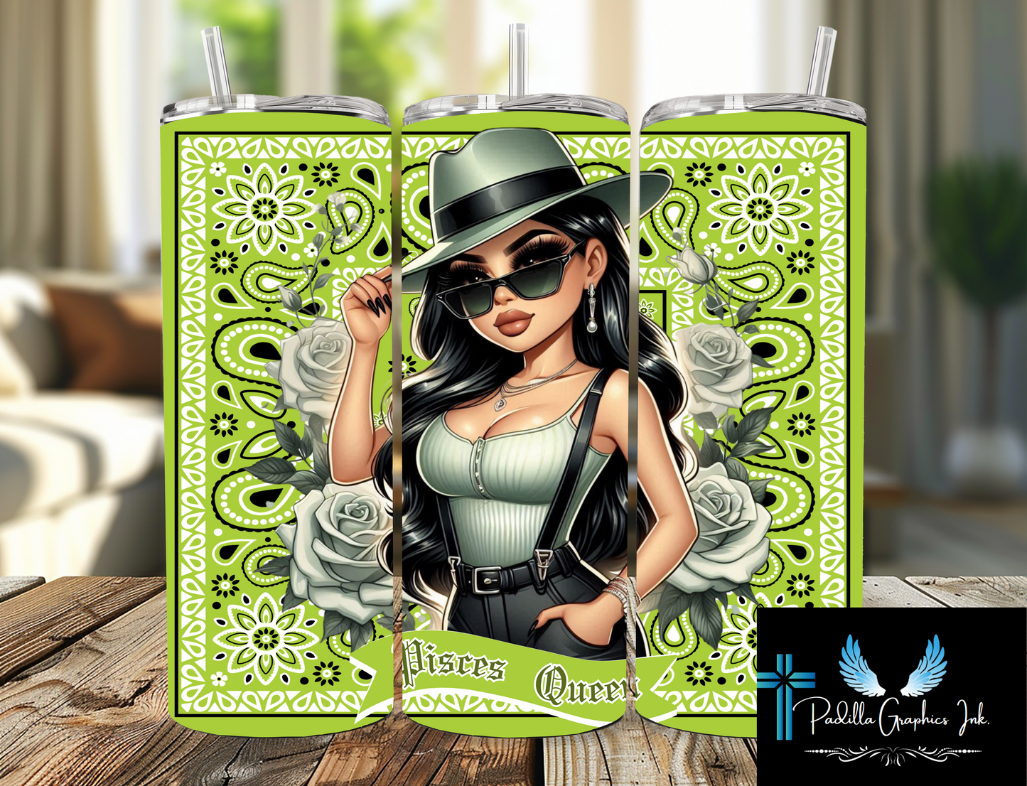 Pisces Queen 20 oz tumbler