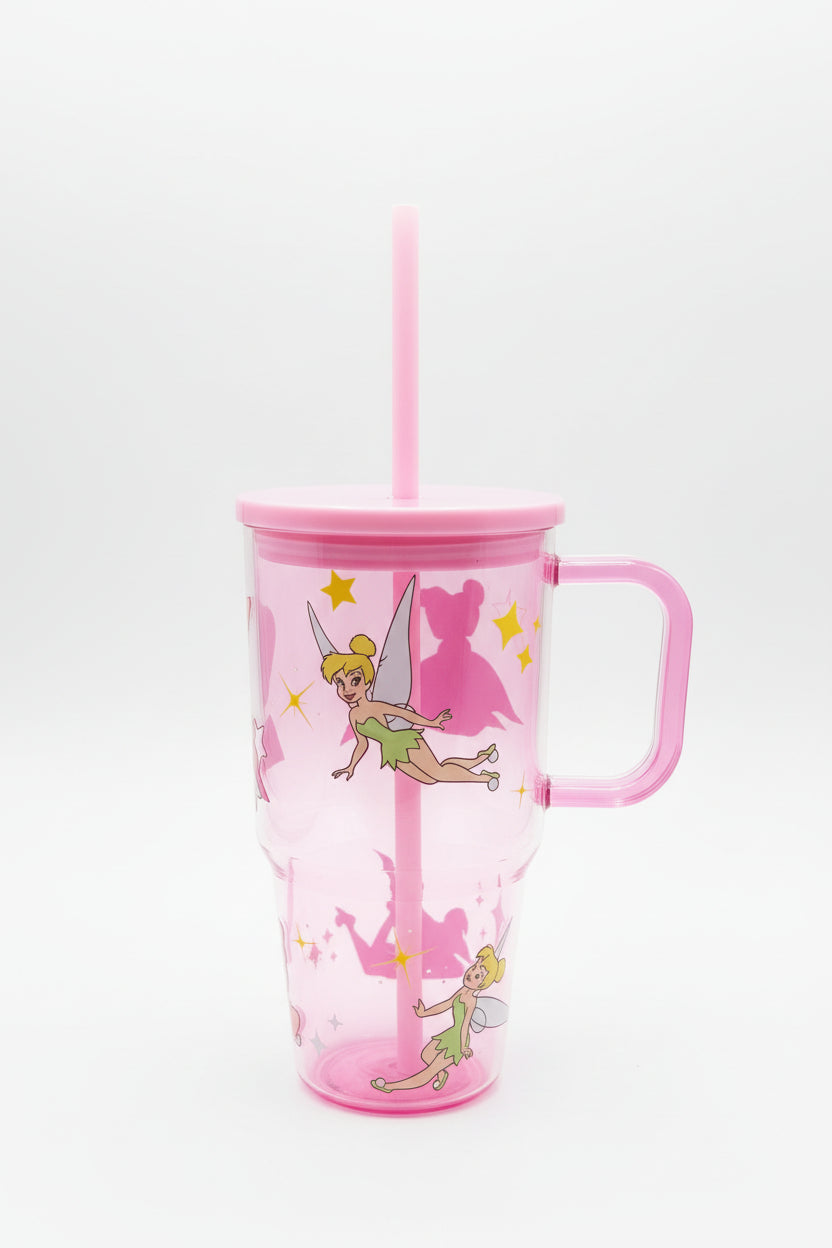 Tinkerr bell 🔔 20oz Plastic tumbler with handle