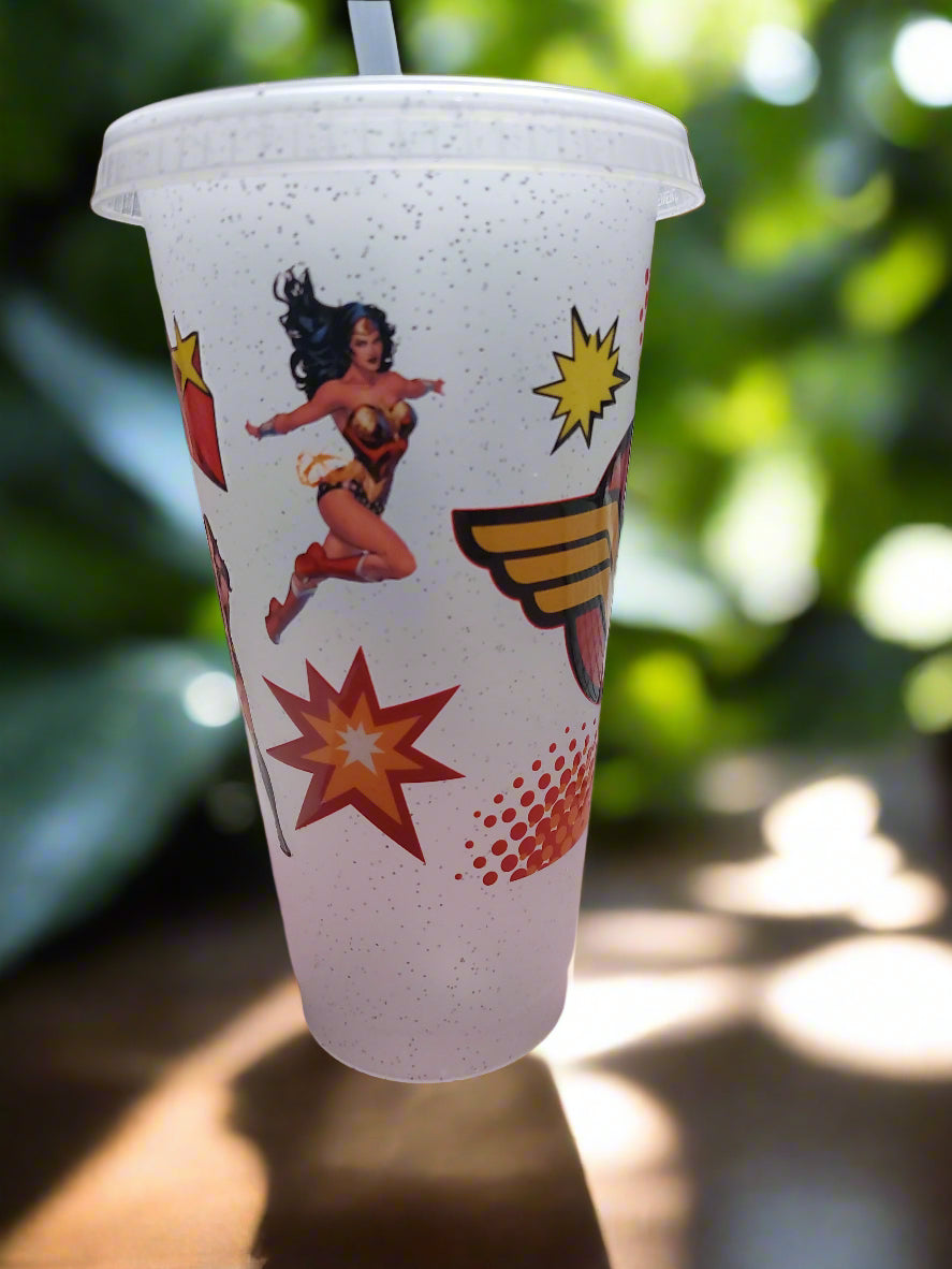 Hero women plastic tumbler 18oz