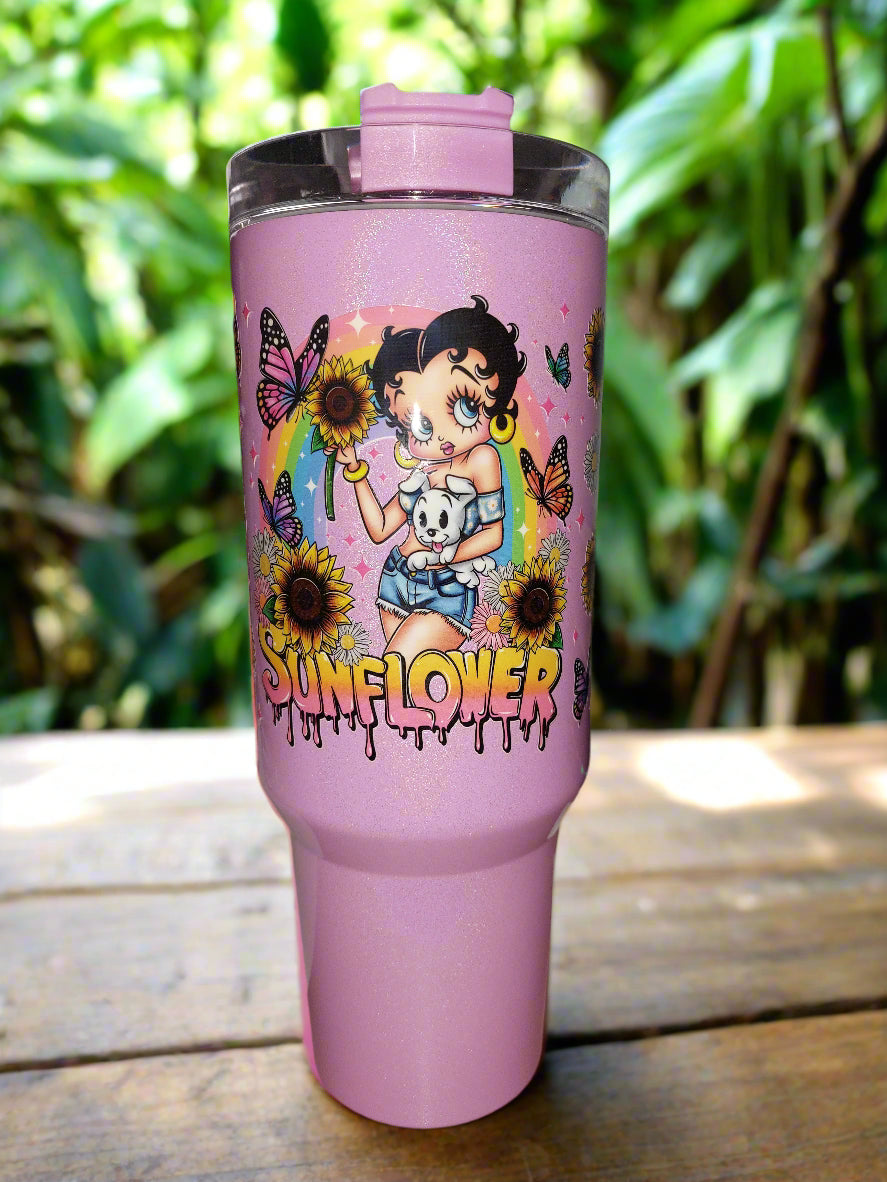 Betty Sunflower 40oz Tumbler