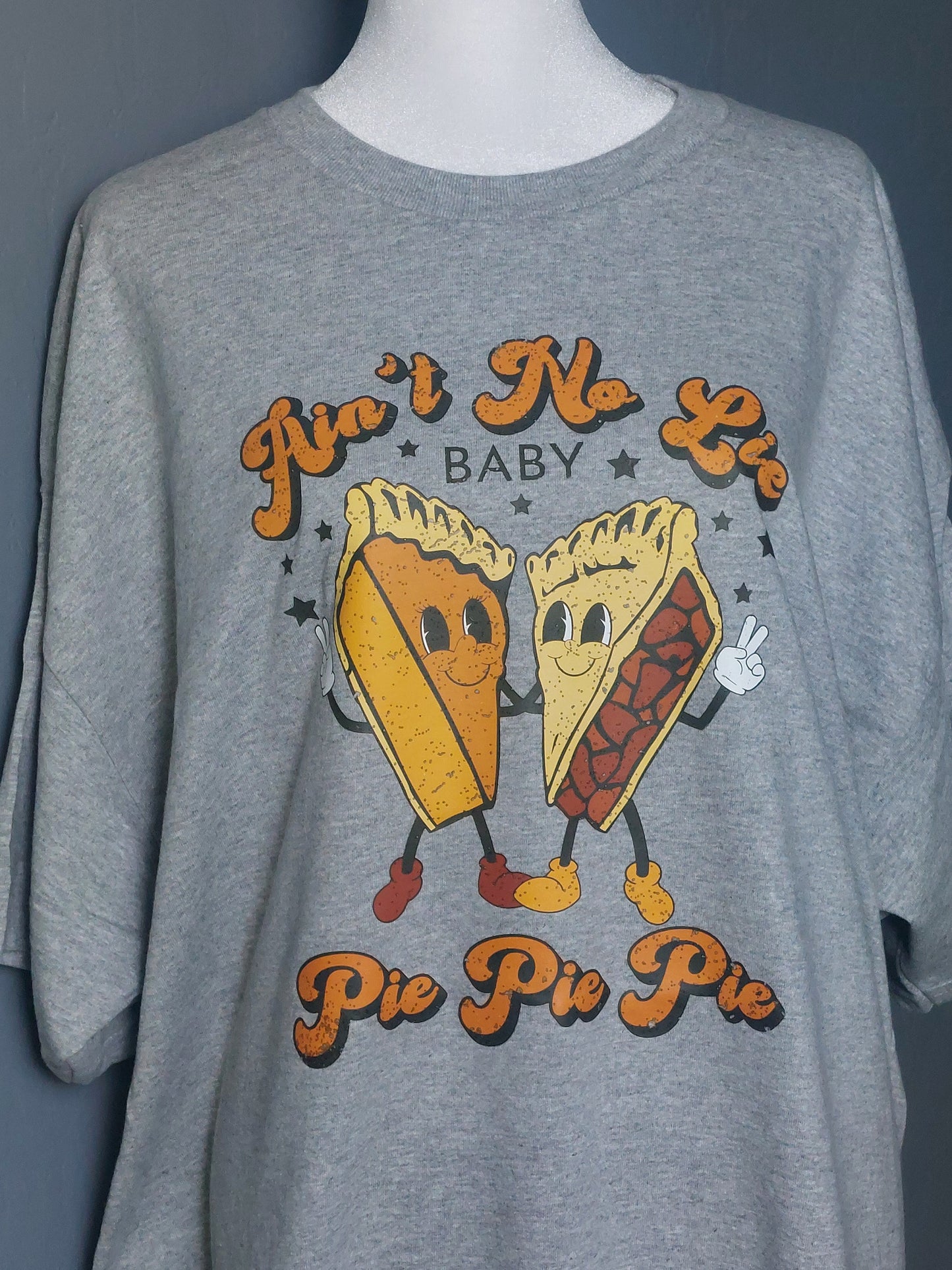 Aint no Lie Baby Pie Pie Pie CREW NECK T-SHIRT