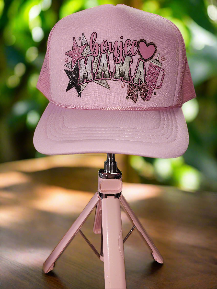 MAMA BOUJYEE ADJUSTIBLE CUSTUM TRUCKER HAT