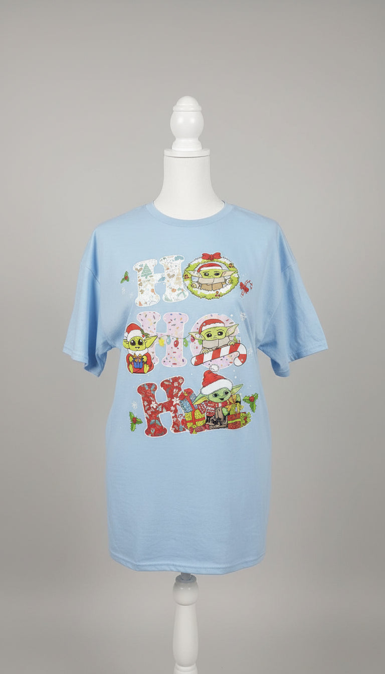 CHRISTMAS YOODAA crew neck t-shirt