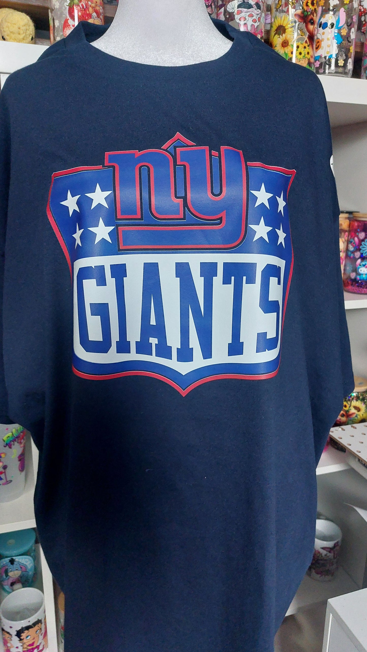 Football team crew neck t-shirt