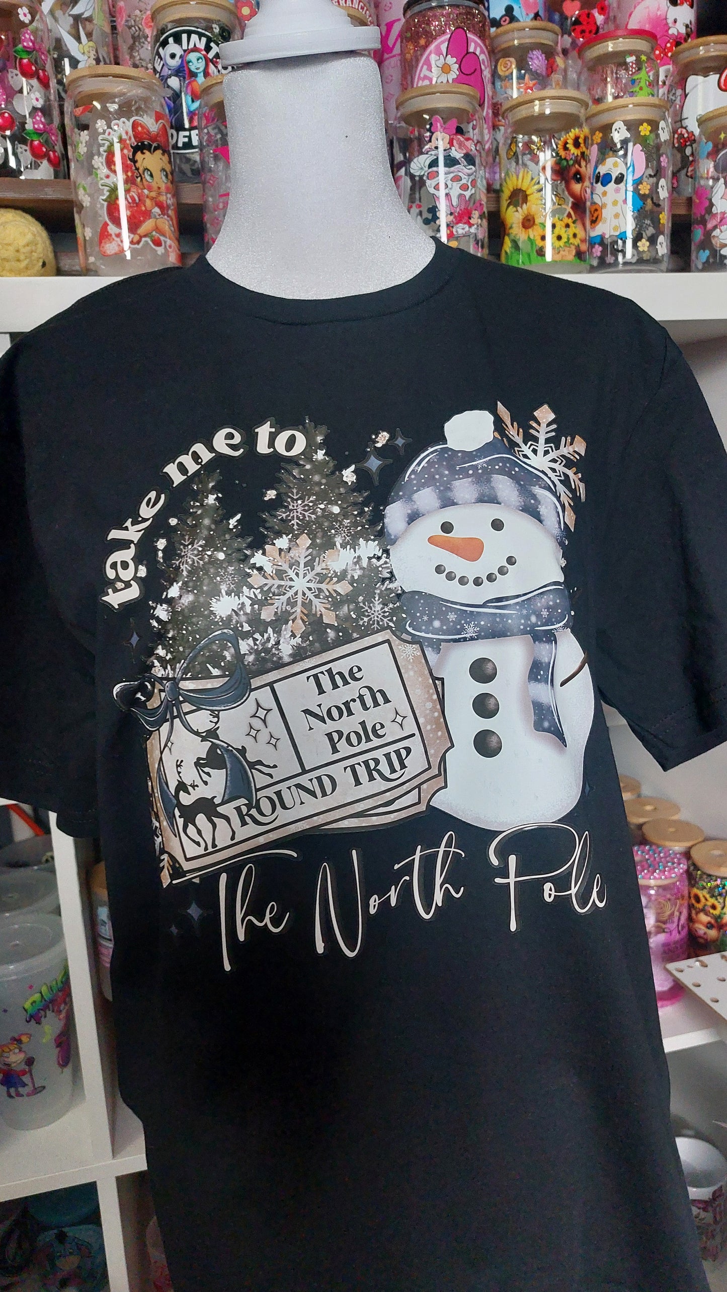 SNOWMAN crew neck t-shirt