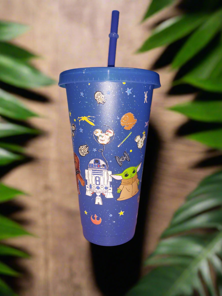 Plastic Starbucks cup with straw friends hero