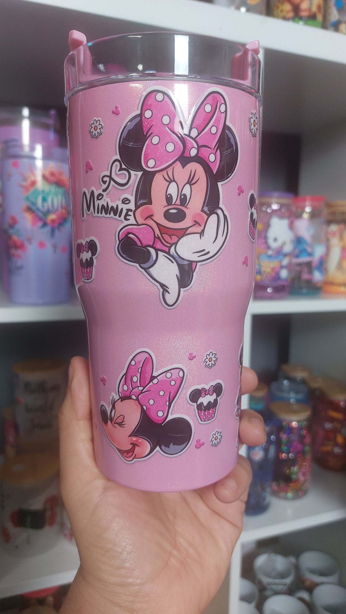 Moussy stainless steel 20 ounce Tumbler with handle