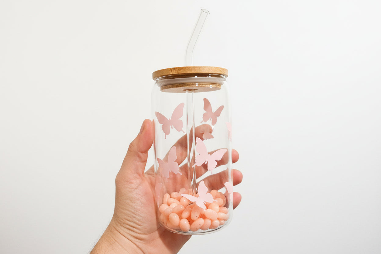 Bows & cherries Glass Tumbler 12oz