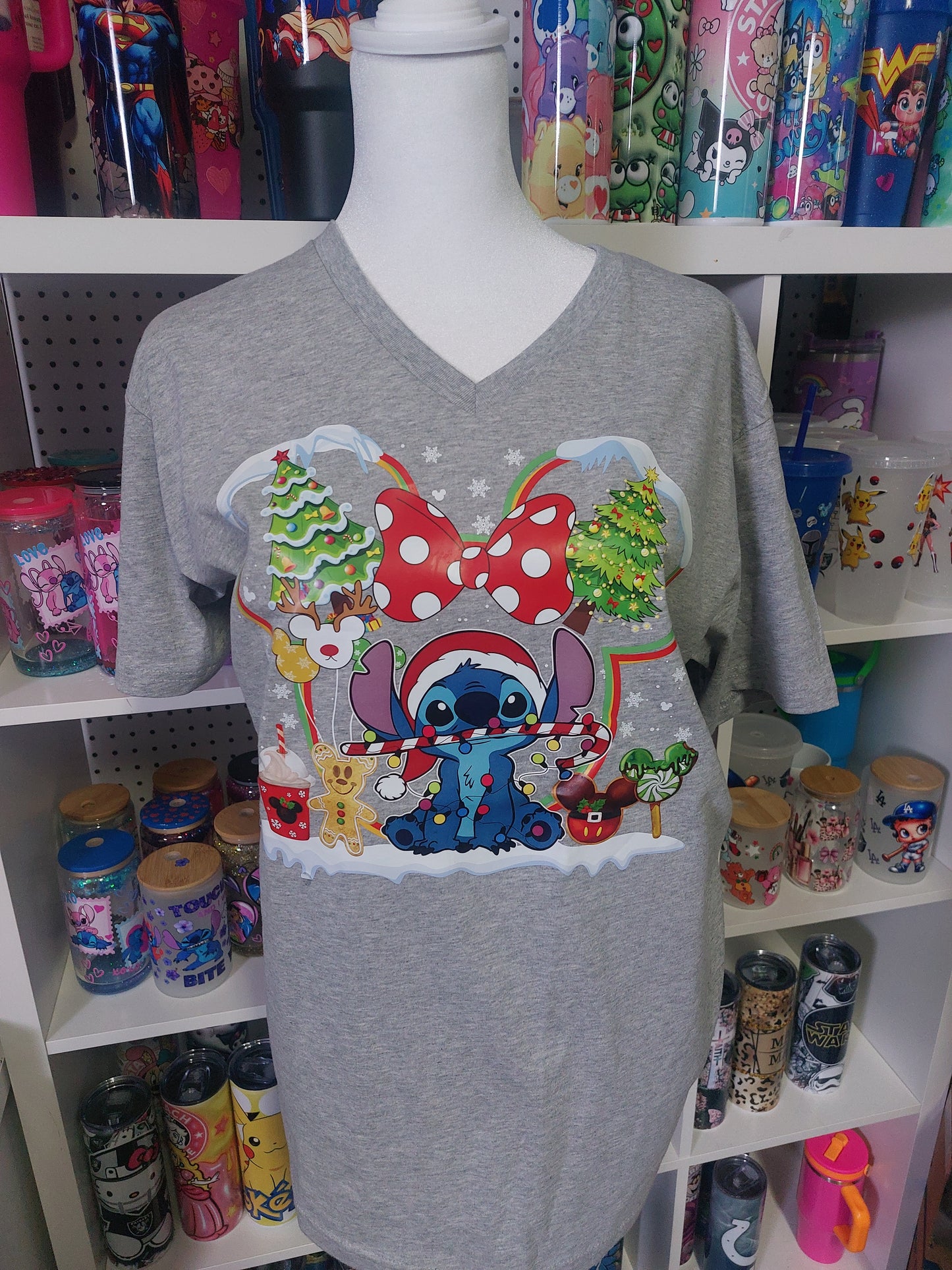 Christmas T-shirt V-neck ready to go