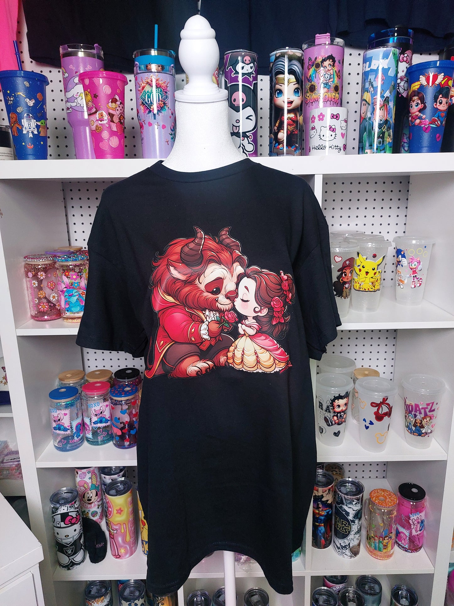 Beauty & the beast Crew neck t-shirt