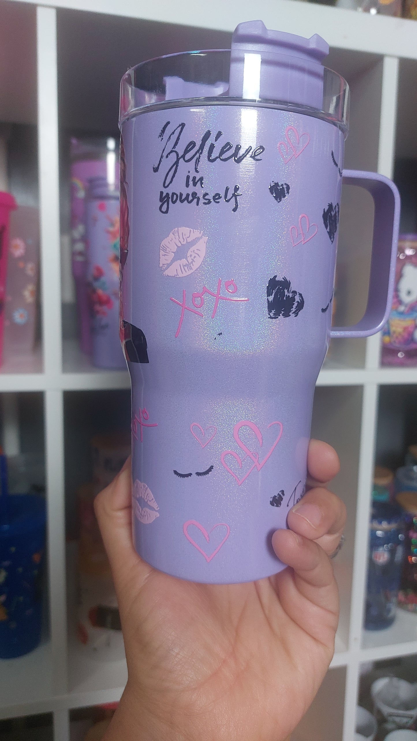 Boss Babe stainless steel 20 ounce Tumbler with handle