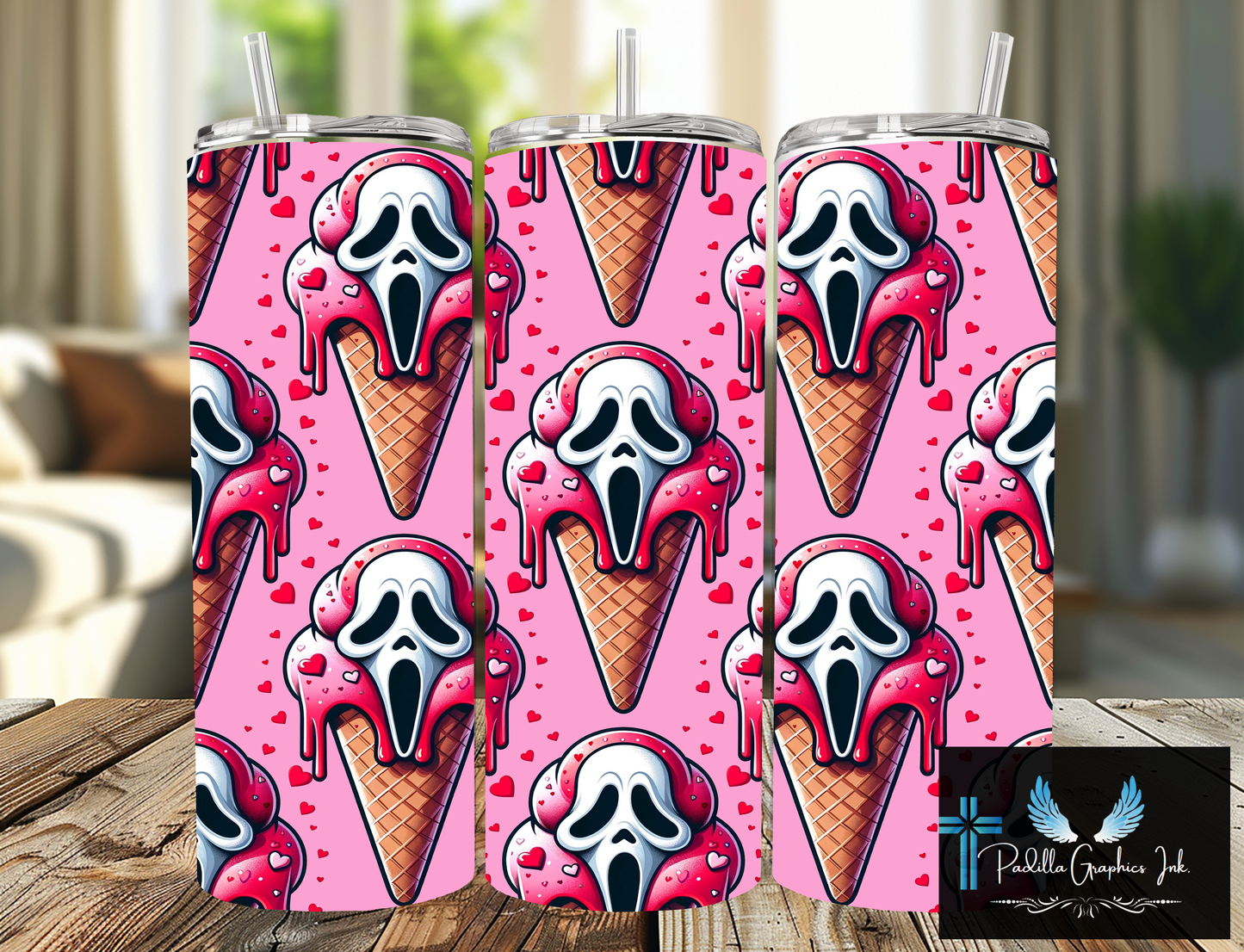 Scream 20oz tumbler Halloween