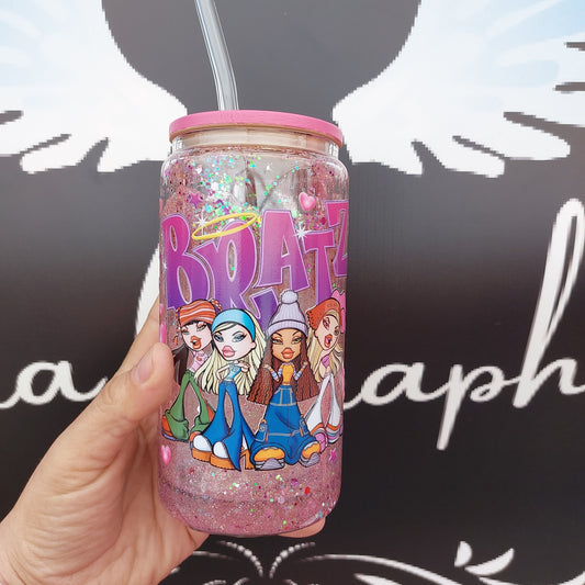 Bratz snow globe Tumbler 12oz