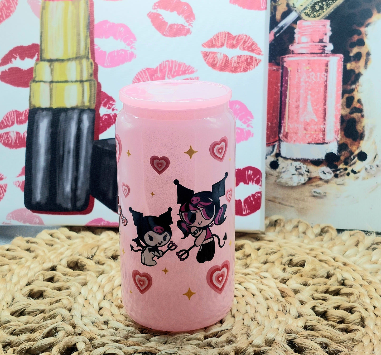 Puff Girls! 12oz Glass Tumbler