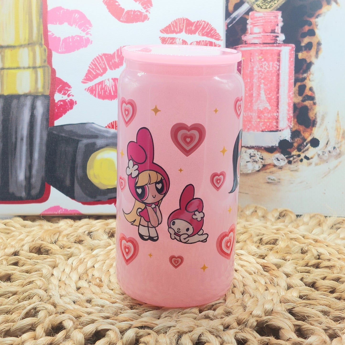 Puff Girls! 12oz Glass Tumbler