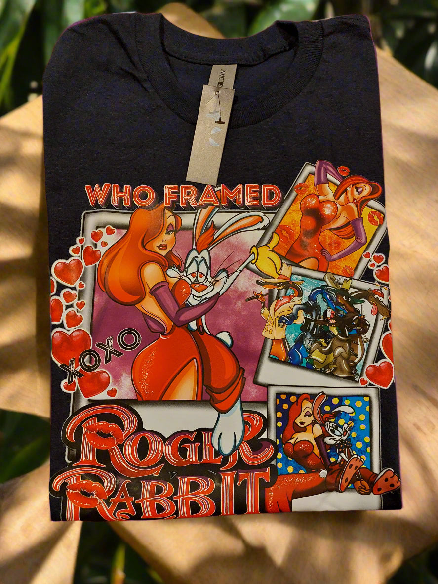 JESSICA AND RABBIT crew neck t-shirt