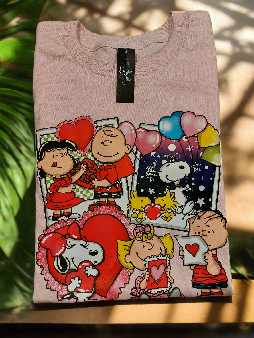 Peanuts Crew Neck T-shirt