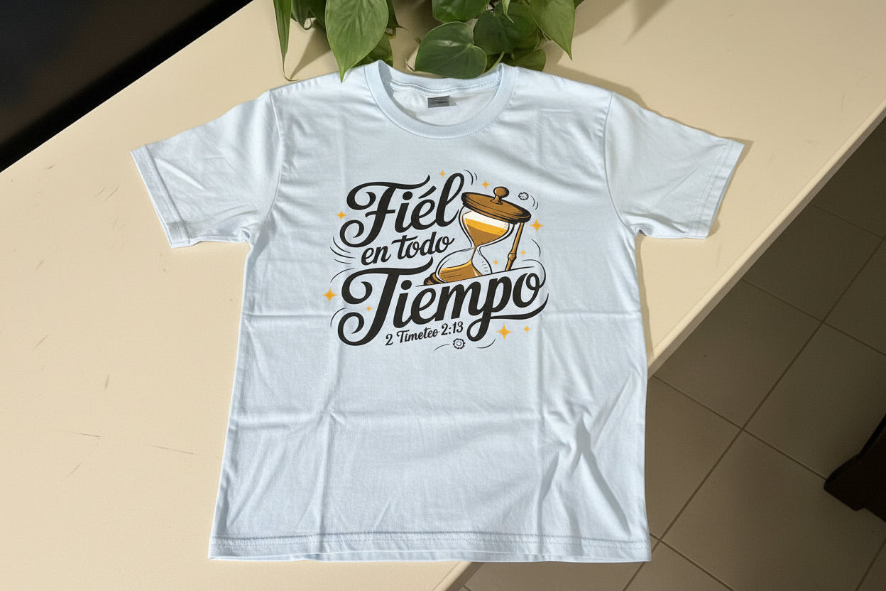 FIEL EN TODO TIEMPO CREW NECK T-SHIRT #3980