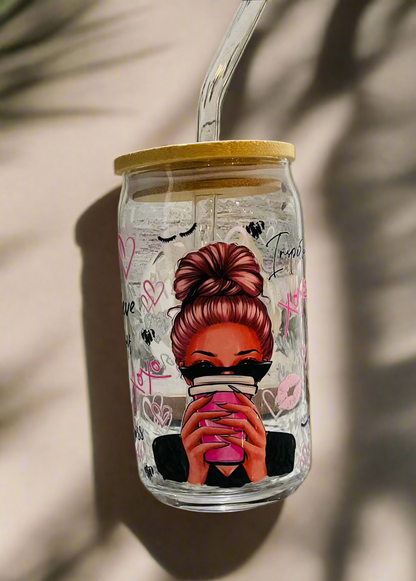 Boss Bebe glass tumbler