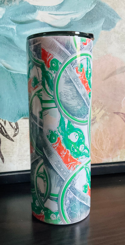 Green alien 20oz Tumbler
