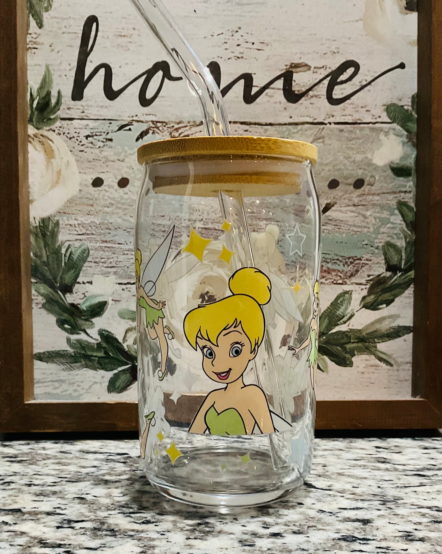 Fairy glass tumbler