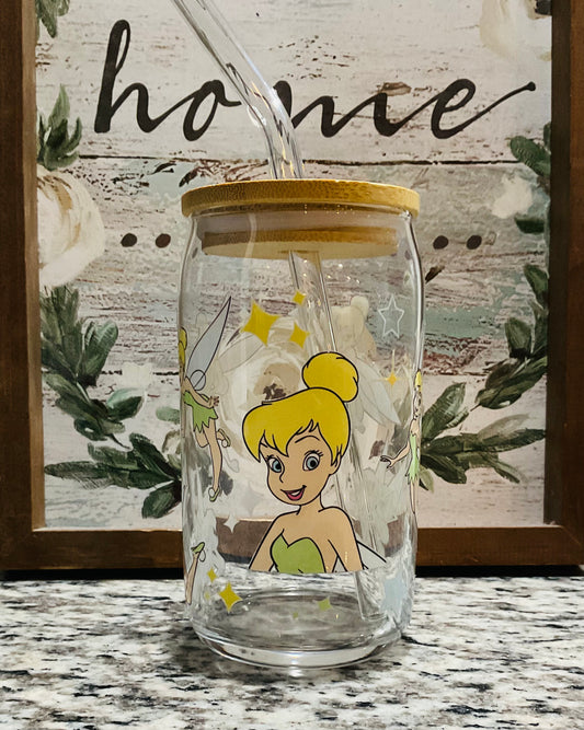 Fairy glass tumbler