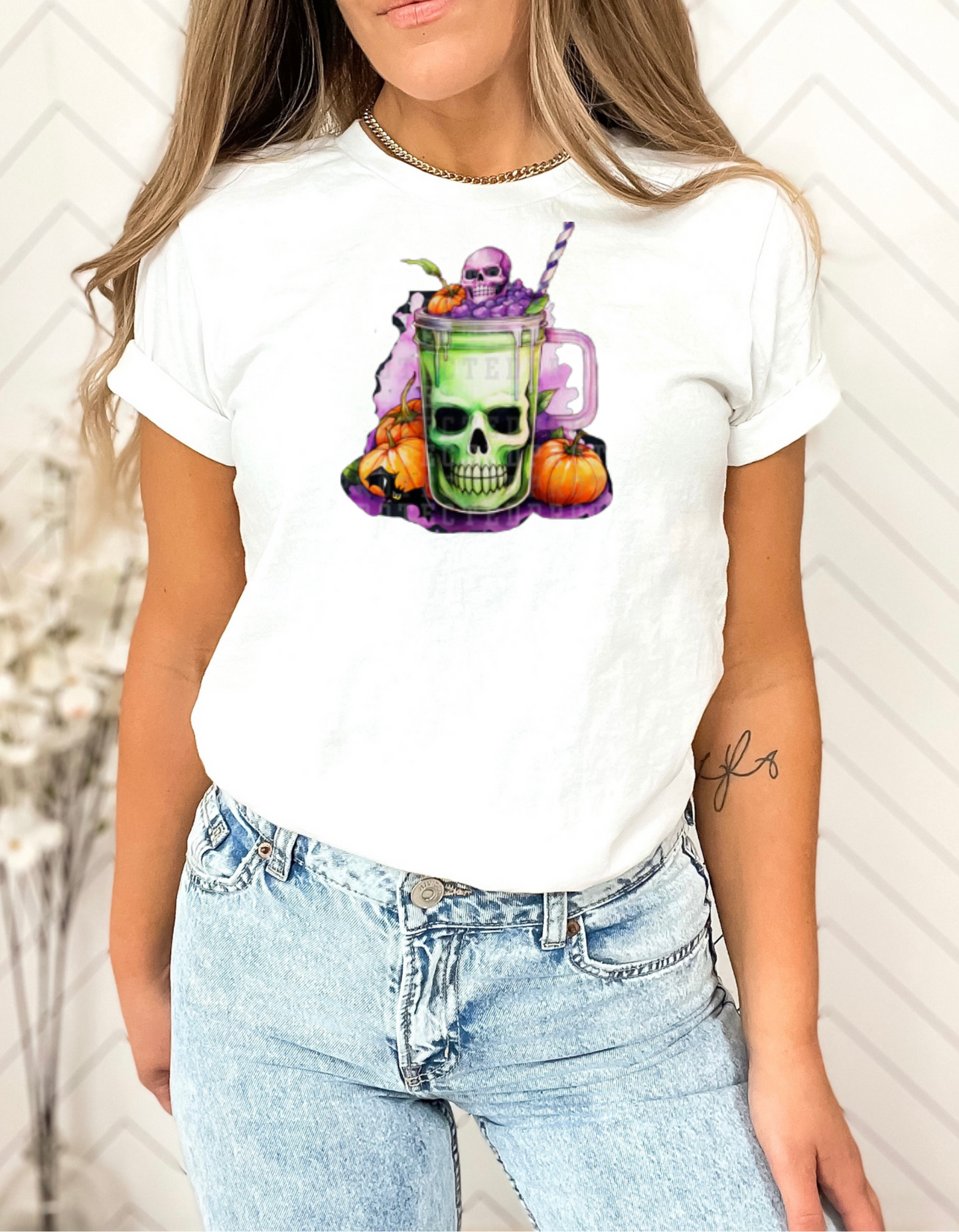 SKULL PUMKIN CUP Halloween