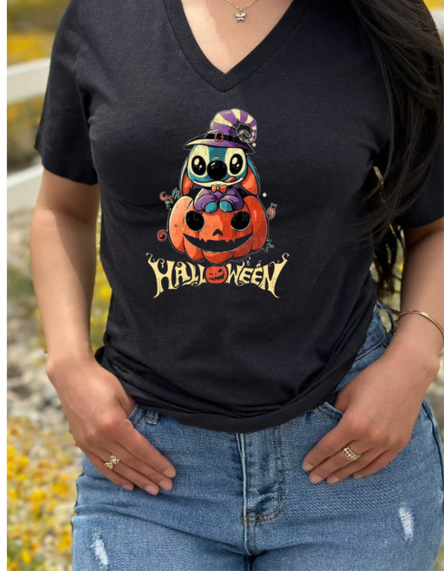 STITCH PUMKIN T-SHIRT