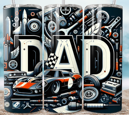 Dad Father's Day 20oz tumbler Skinny Tumbler