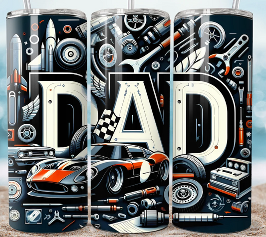 Dad Father's Day 20oz tumbler Skinny Tumbler