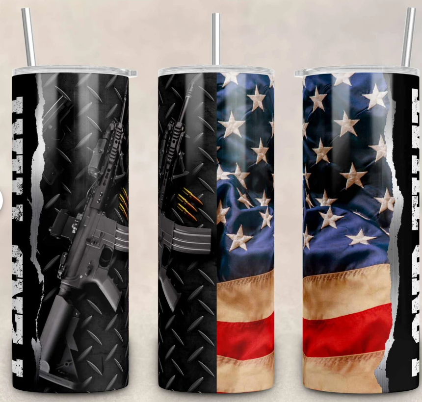 I 2nd That, 2nd Amendment Father's Day 20oz Skinny Tumbler