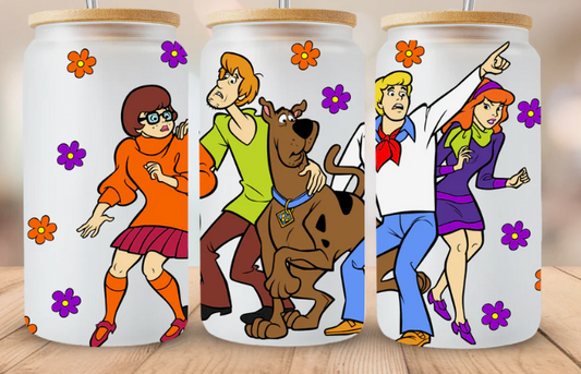 Scooby Crew Glass Tumbler