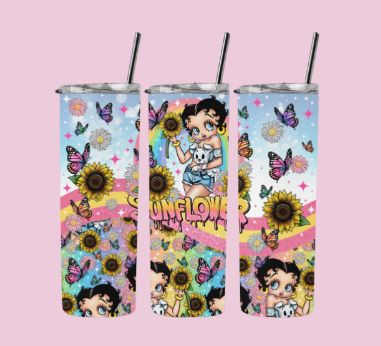 Sunflower Betty 20oz Tumbler