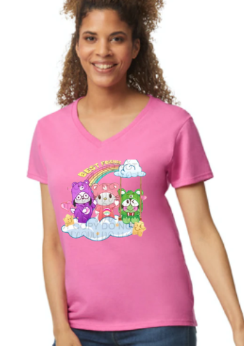 Kitty & friends in onesies T-shirt