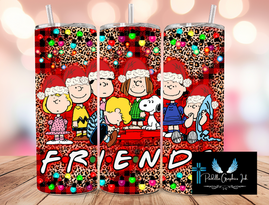 Charlie & Friends Christmas 20oz tumbler