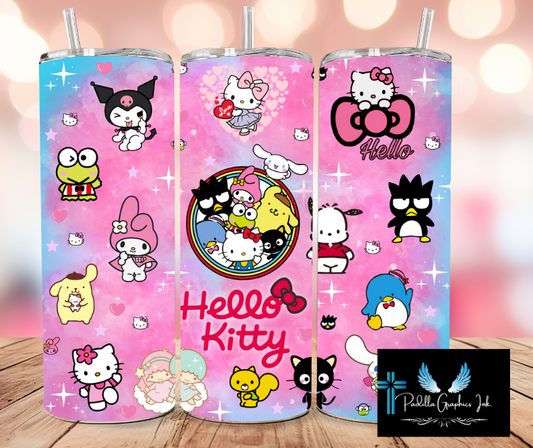 Kitty Tall Tumbler 20z