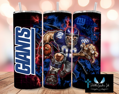 FOOTBALL TEAM 20OZ TUMBLER