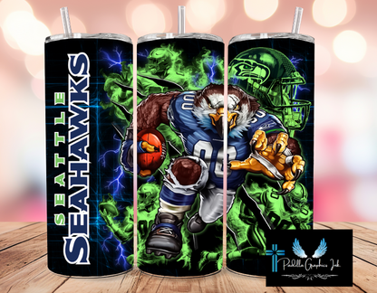 FOOTBALL TEAM 20OZ TUMBLER