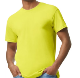 Blank T-shirt no design (PRE-ORDER) Safety Green