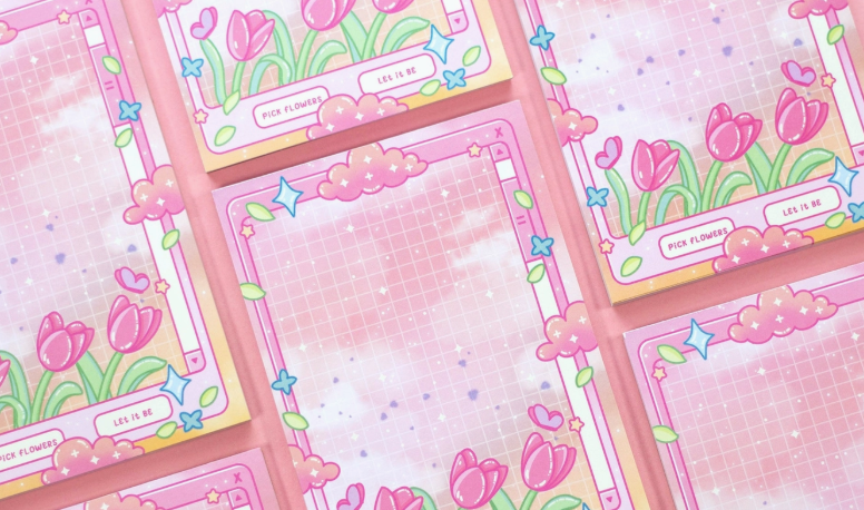 Tulip Dreams Notepad