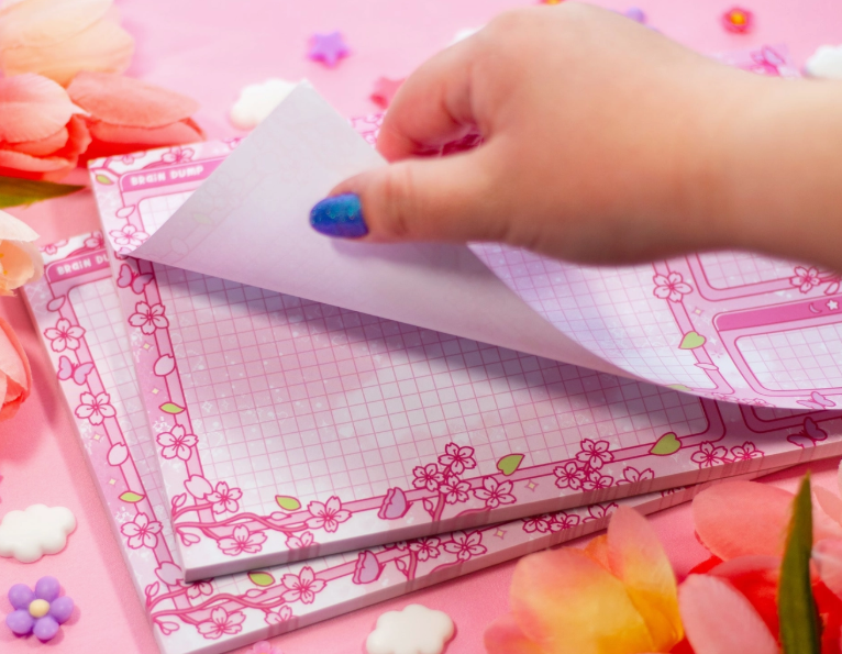 Sakura Brain Dump Planner Pad