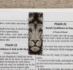 Magnetic Bookmark Set Strong and Courageous