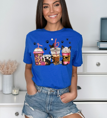 CAT MOM COFFEE Crew-Neck