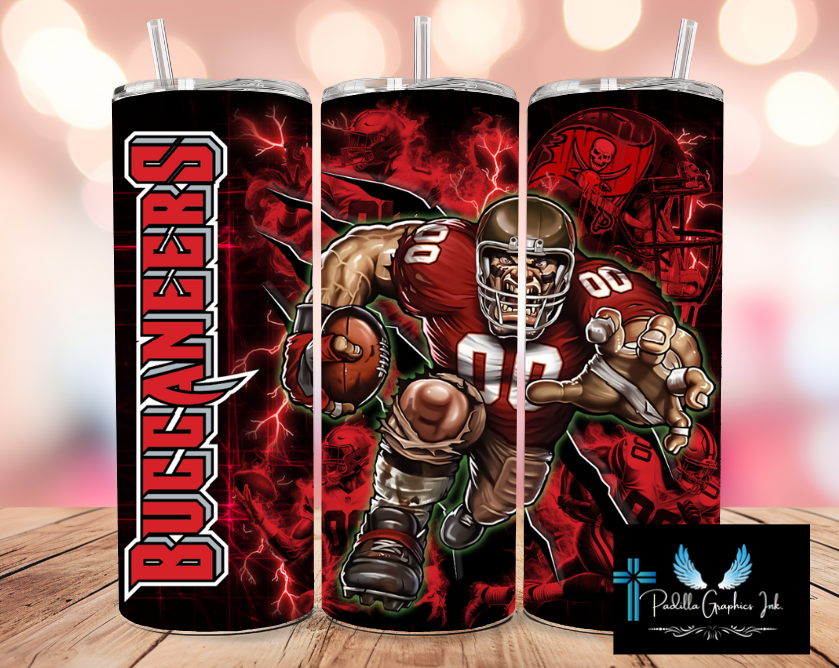 FOOTBALL TEAM 20OZ TUMBLER