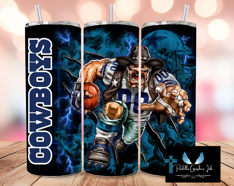 FOOTBALL TEAM 20OZ TUMBLER